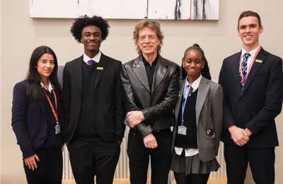 MICK JAGGER RETURNS TO HIS ROOTS WITH SURPRISE VISIT TO OLD SCHOOL