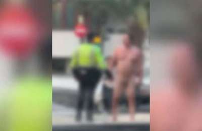 VIDEO: Naked jogger shocks locals as he goes jogging in broad daylight in Tenerife