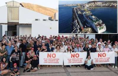 Residents of Los Cristianos unite against the port expansion project