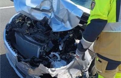 Three injured in accident on the TF-1 motorway in the south of Tenerife
