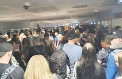 Chaos at Passport Control for British Tourists at Tenerife South Airport