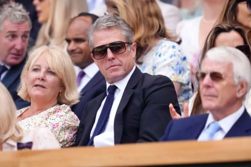 Hugh Grant Spotted Napping in Wimbledon’s Royal Box During Quarter-Finals