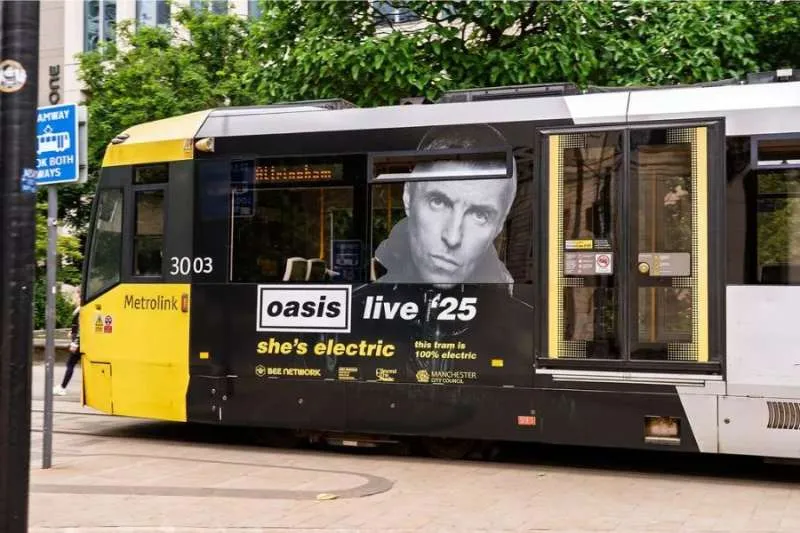 Liam Gallagher Lends His Voice to Manchester Trams Ahead of Oasis Live ’25 Tour Liam Gallagher Lends His Voice to Manchester Trams Ahead of Oasis Live ’25 Tour