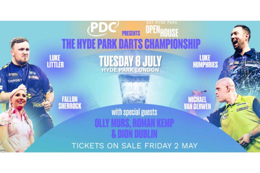 BST Hyde Park Hits the Bullseye with Darts Championship Announcement