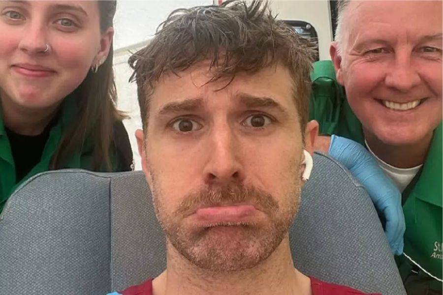 "Joel Dommett Faints Mid-Marathon, But Still Finishes Against the Odds!"