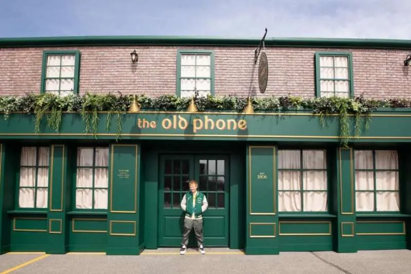 Ed Sheeran Builds a Pub in Massachusetts to Promote New Song ‘The Old Phone’