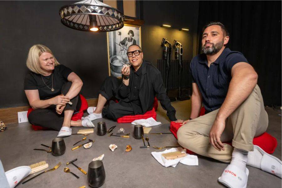 Gok Wan Opens Unique Restaurant Where Diners Eat Directly from the Floor