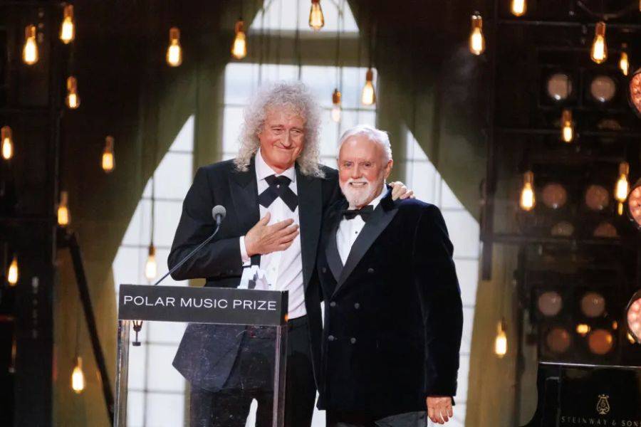 BRIAN MAY AND ROGER TAYLOR RECEIVE PRESTIGIOUS MUSIC PRIZE