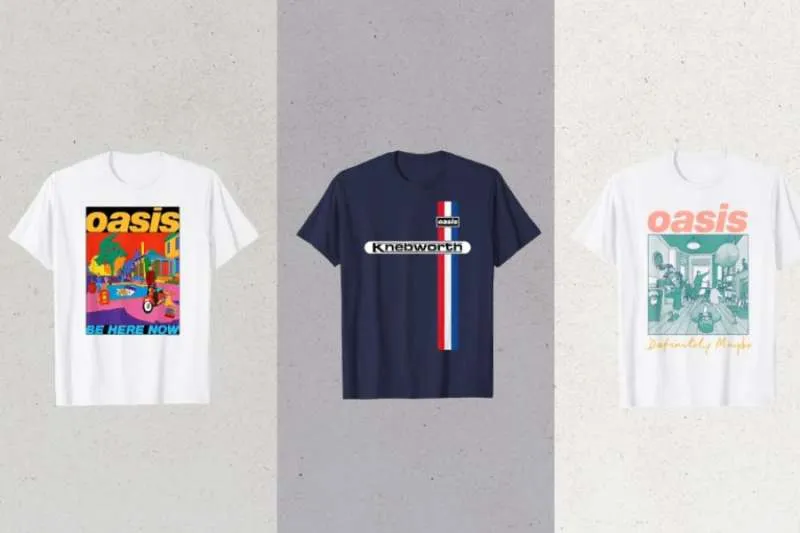 OASIS DROP EXCLUSIVE 'LIVE 25' TOUR MERCH AHEAD OF MONUMENTAL REUNION