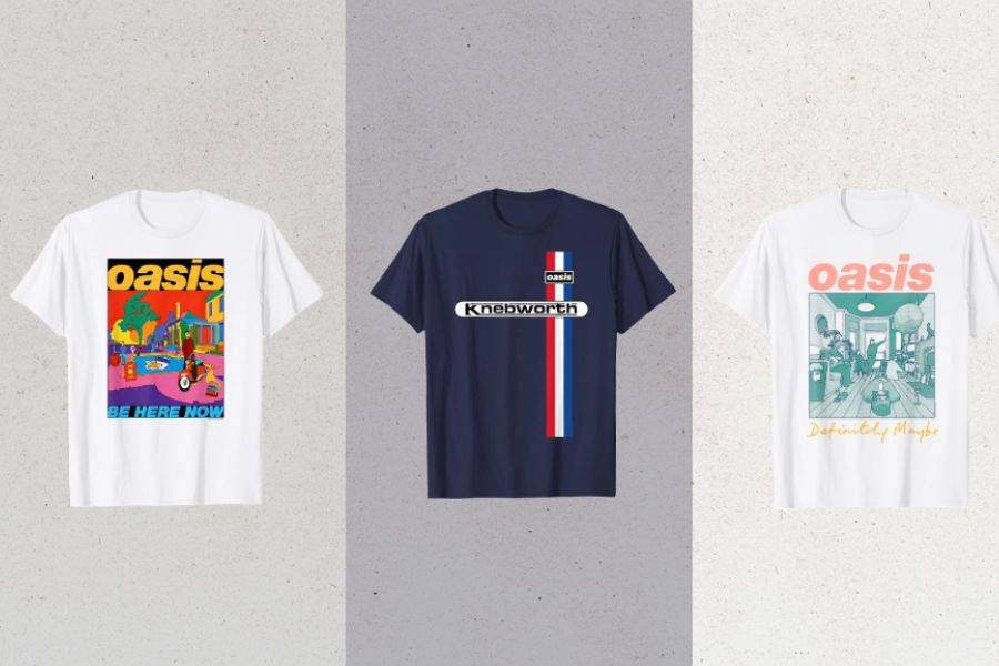 OASIS DROP EXCLUSIVE 'LIVE 25' TOUR MERCH AHEAD OF MONUMENTAL REUNION