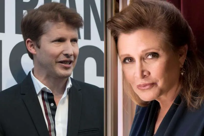 JAMES BLUNT’S REASON FOR ASKING CARRIE FISHER TO BE HIS SON’S GODMOTHER