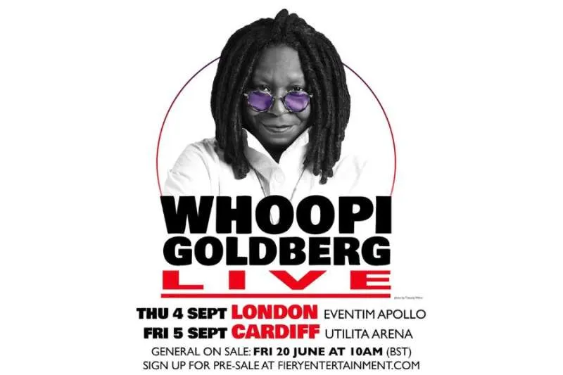 Whoopi’s Back! UK Fans Rejoice as Whoopi Goldberg Announces Rare Stage Shows