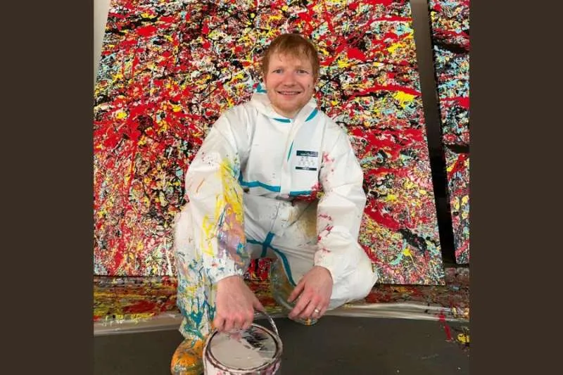 Ed Sheeran Puts His Paintings Up for Sale — for a Good Cause Ed Sheeran Puts His Paintings Up for Sale — for a Good Cause